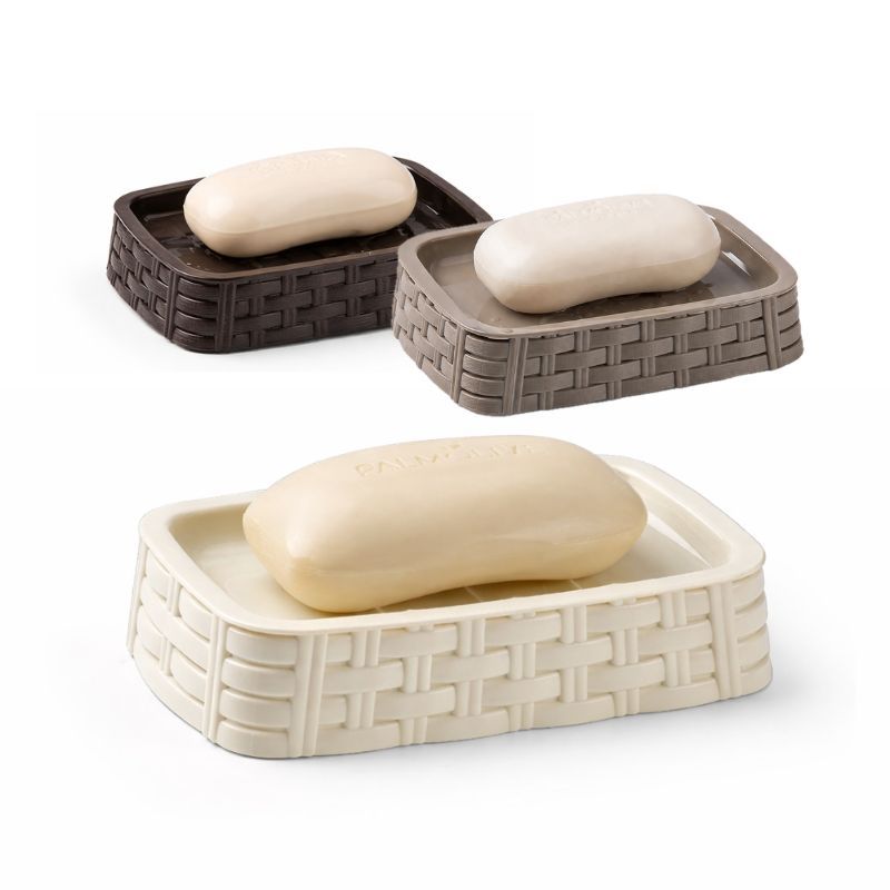 Jabonera efecto mimbre Modelo Rattan