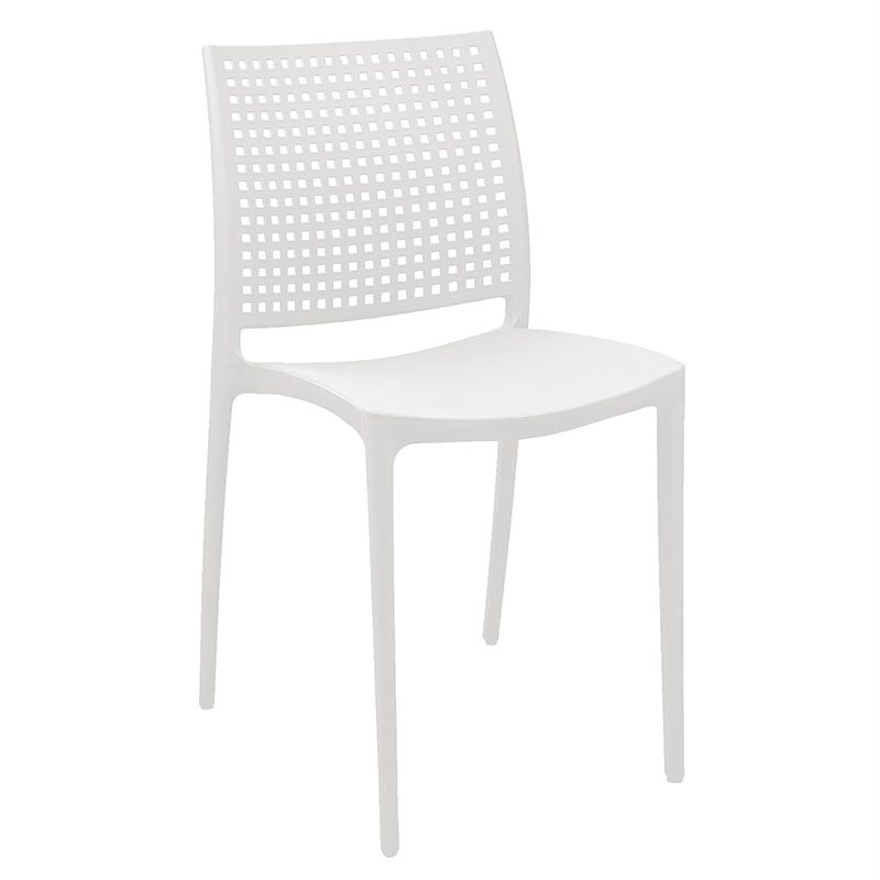Silla Blanca de PVC