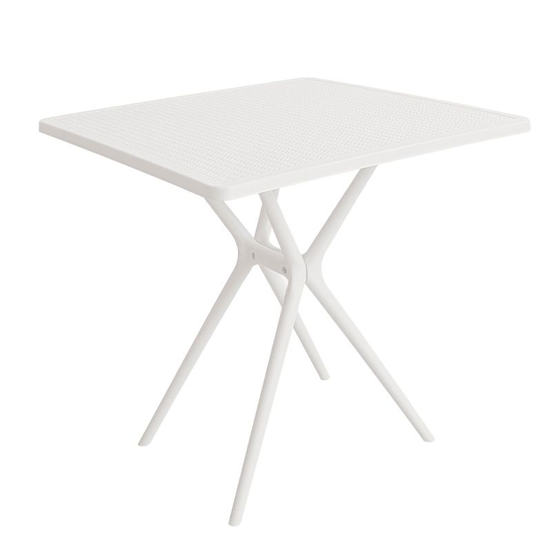 Mesa cuadrada blanca Mod. Lina 70x70cm