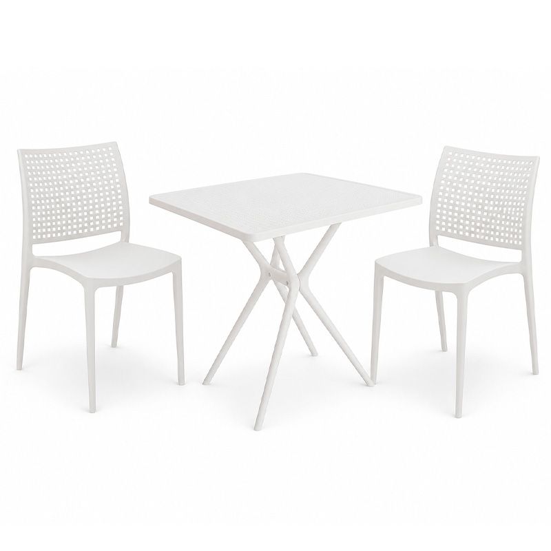 Conjunto Mesa y Sillas Blancas