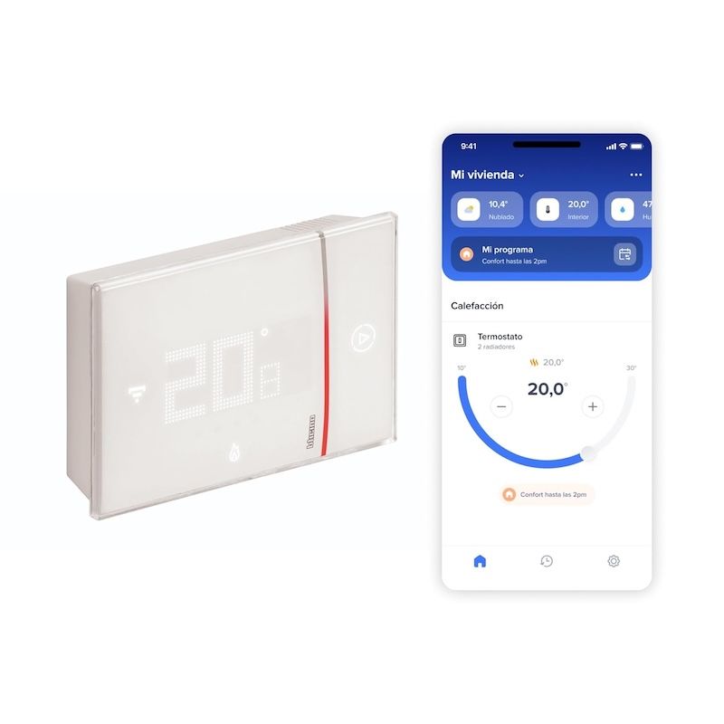 Termostato conectado Smarther2 con Netatmo de Legrand color blanco