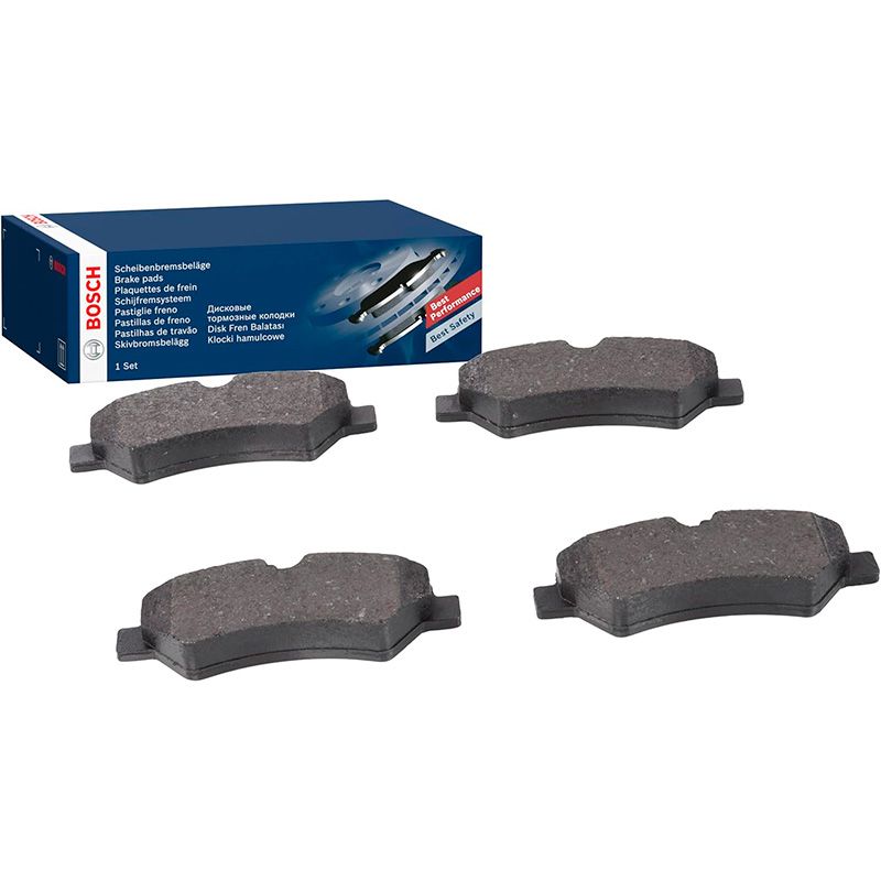 Bosch BP1033 Juego de 4 Pastillas de freno Eje trasero ECE-R90-1