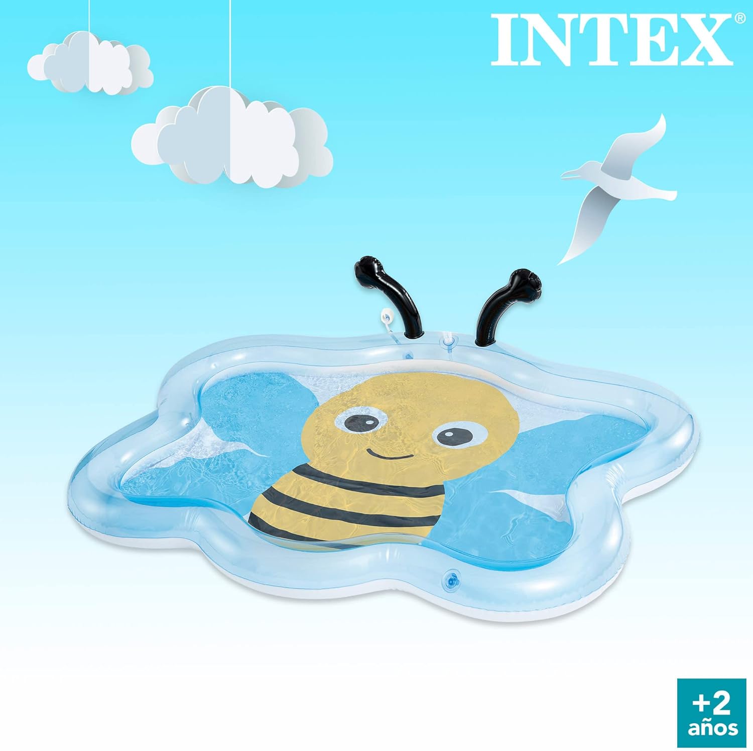 Piscina para bebés Abeja con Ducha 127x72cm Intex - Imagen 6