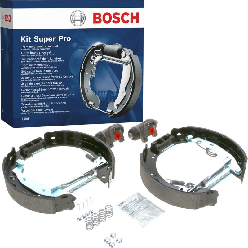 Bosch KS556 Kit de freno trasero de tambor 1 juego completo premontado