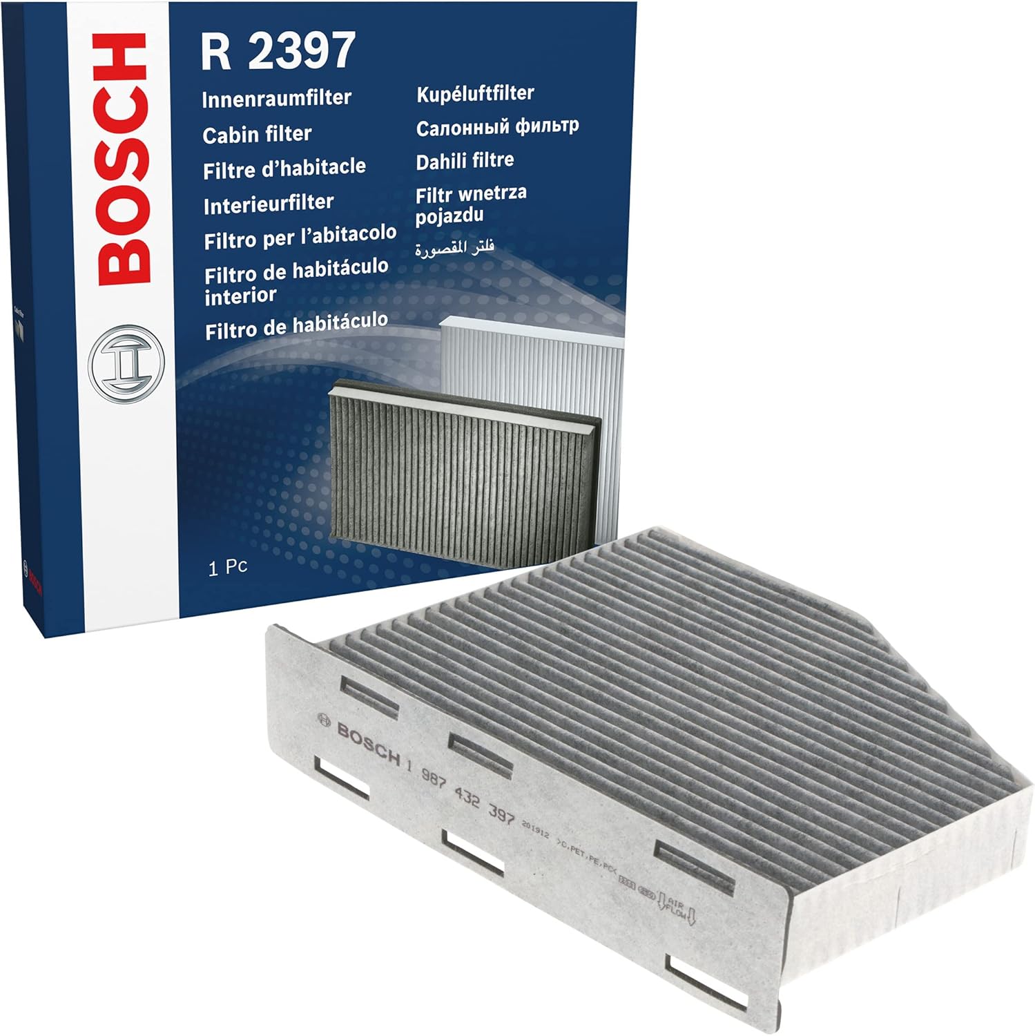 Bosch R2397 Filtro de Habitáculo de Carbón Activo