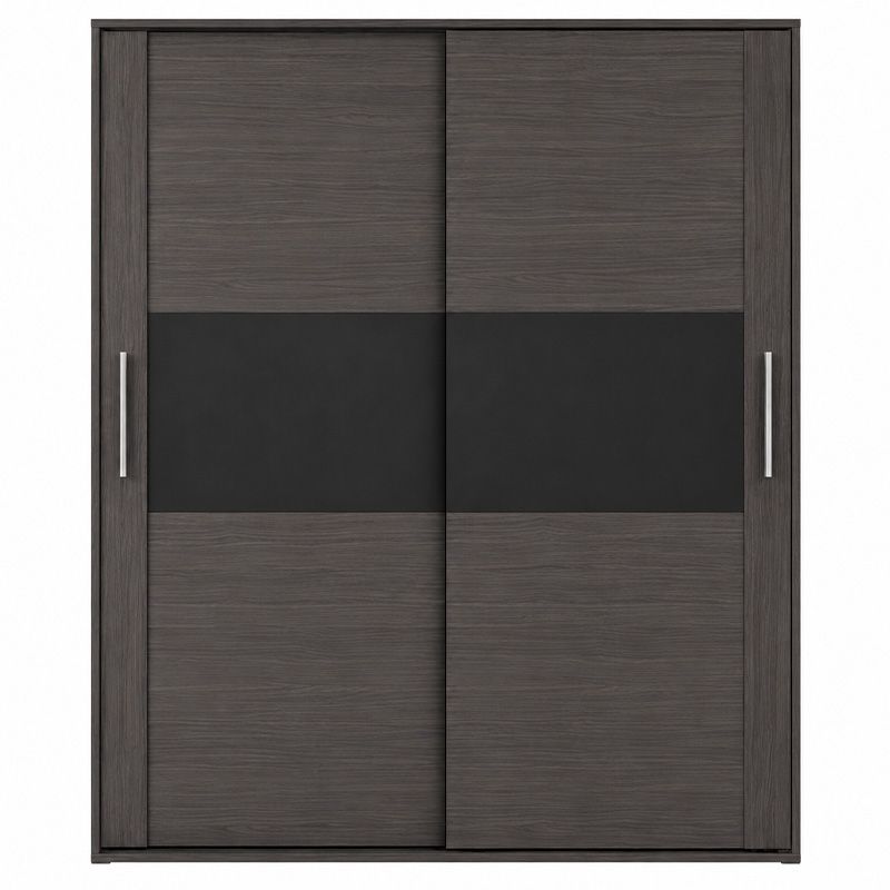 Armario 180CM 2P correderas Mod. Rambla cen-negro