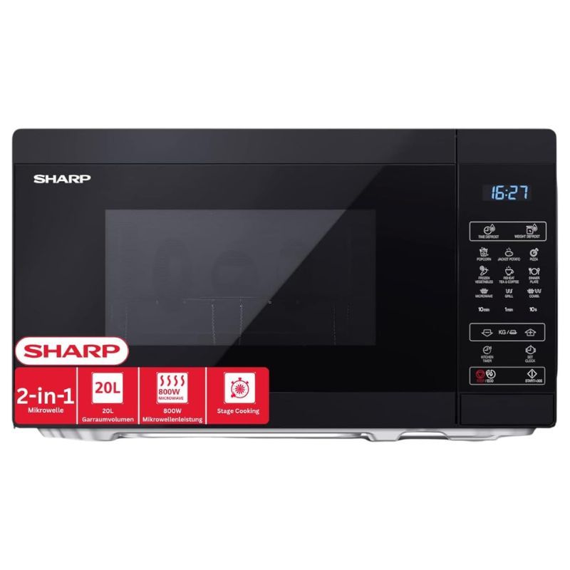 Microondas SHARP 20L 800W YC-MG02EB