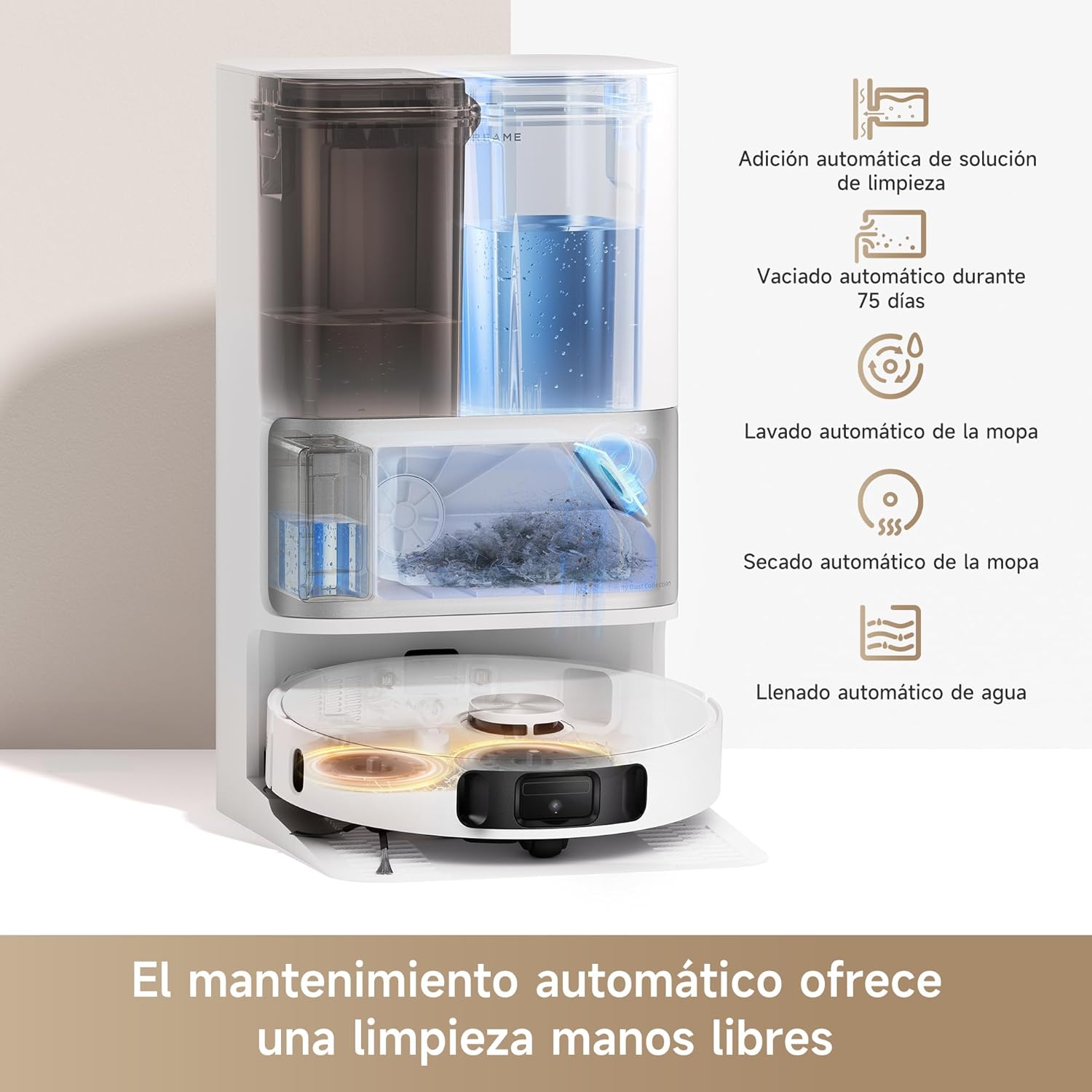 DREAME L10s Ultra Gen 2 Robot Aspirador y Fregasuelos - Imagen 2