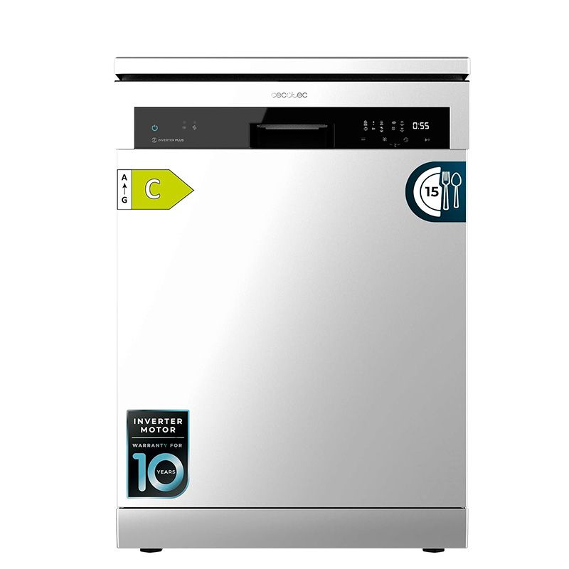 Lavavajillas 60cm Independiente Bolero Aguazero 6500 Inox C Cecotec