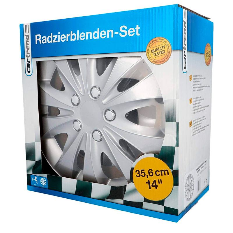 Juego de tapacubos 14" CARTREND Kit Embelecedores De Rueda 70277