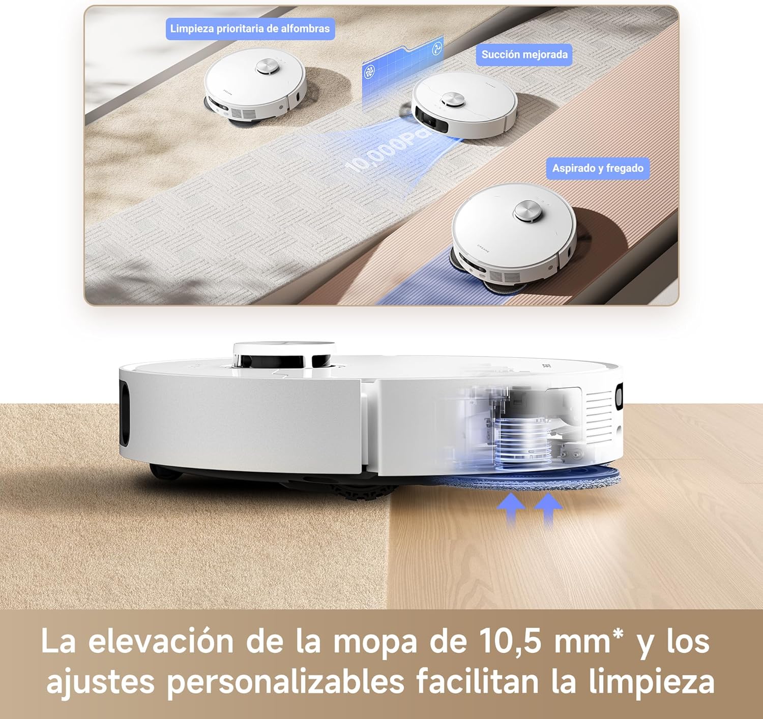 DREAME L10s Ultra Gen 2 Robot Aspirador y Fregasuelos - Imagen 6