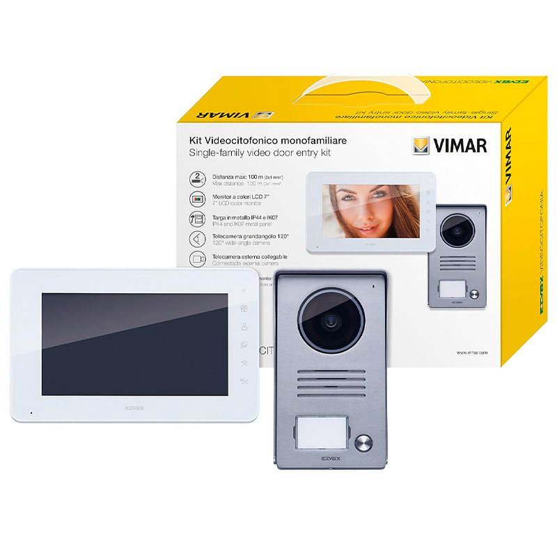 Vimar K40945 Kit videoportero Wi-Fi LCD 7" pantalla táctil