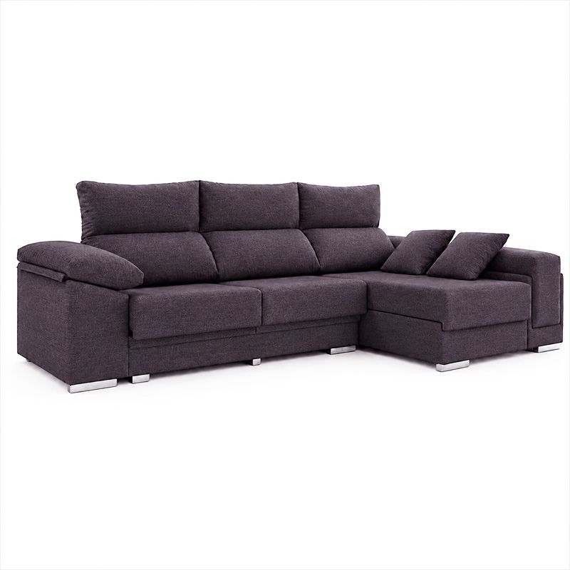 Chaiselongue 3 plazas Mod. Kenia Moret Antracita 1 VF Der 295cm