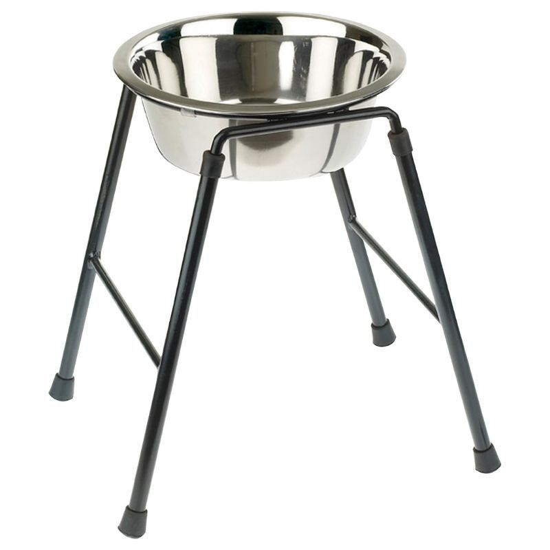 Comedero Individual Metálico con Base Elevada Classic Caldex 4565