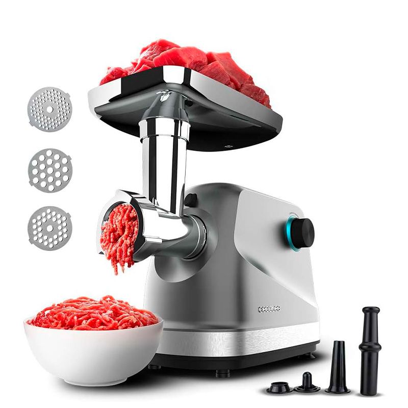 Picadora Eléctrica de Carne Crusher 1400 Steel 1360 W Cecotec