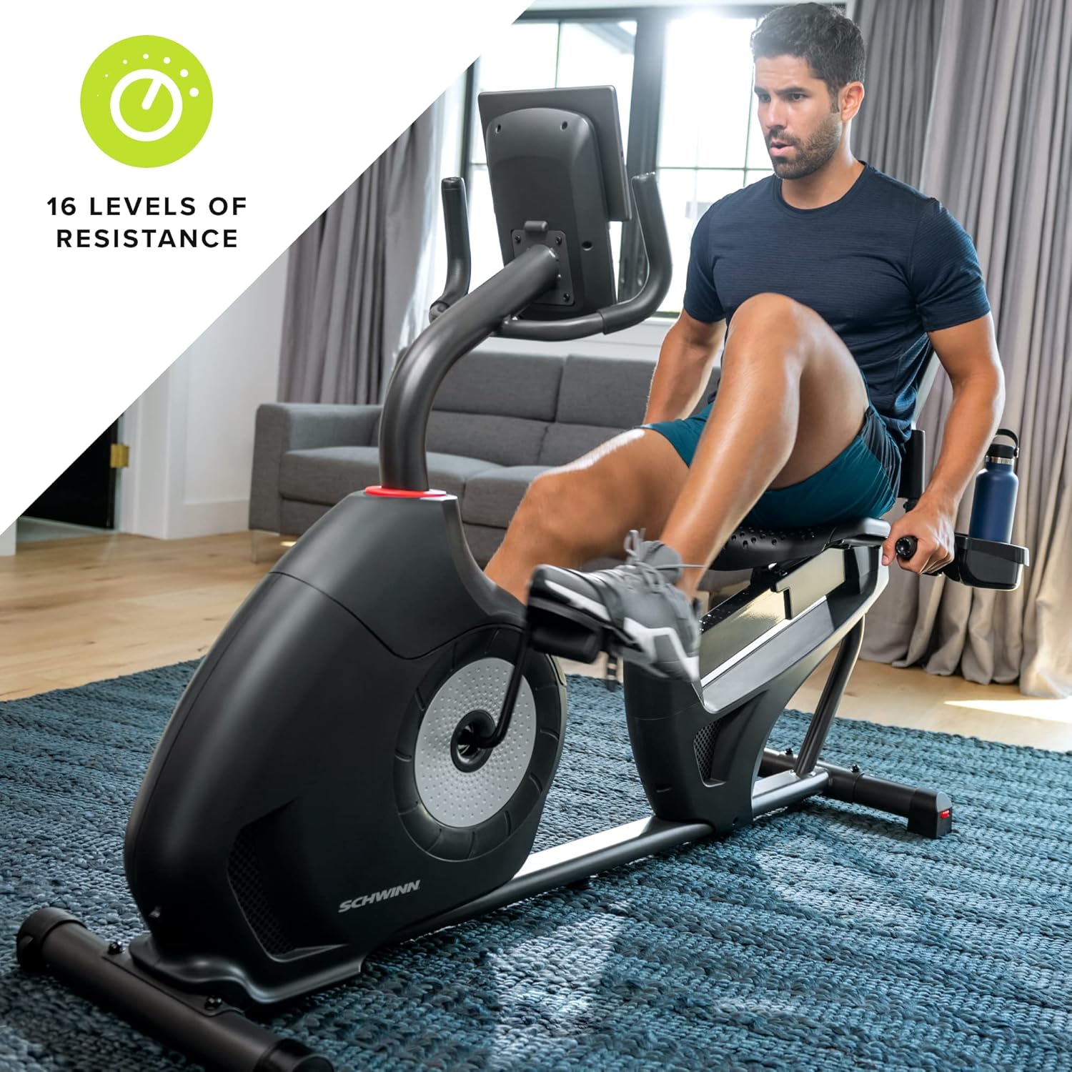 Bicicleta estática reclinada Schwinn Fitness 510R - Imagen 4