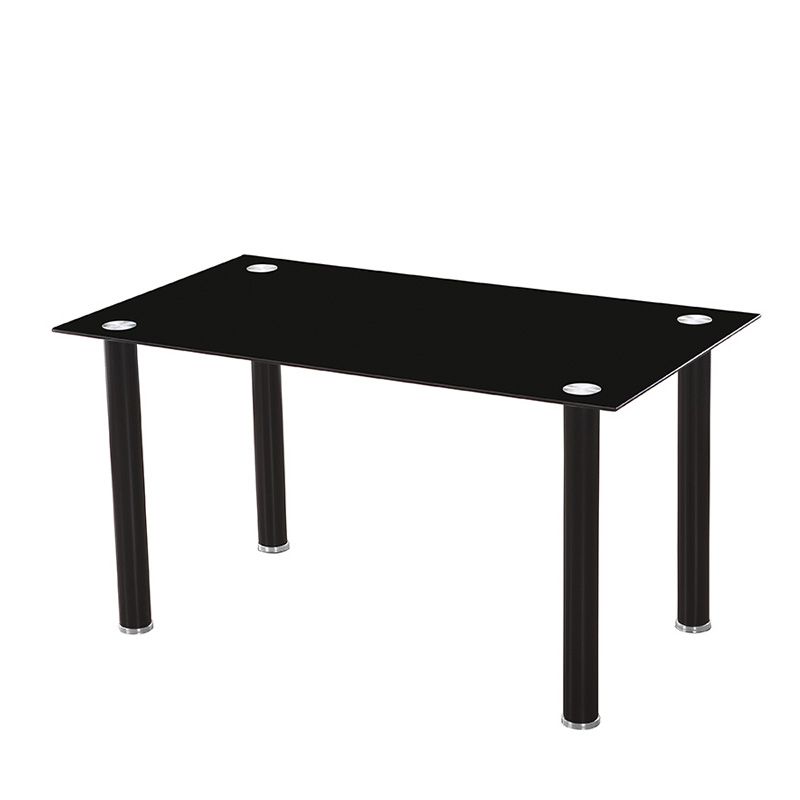 Mesa de comedor fija 140x80CM Mod. Emi negro