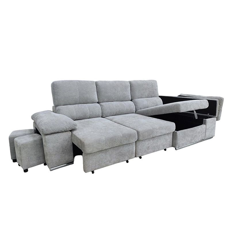 Chaiselongue cama 285cm Mod. Nadia VF-DER gris
