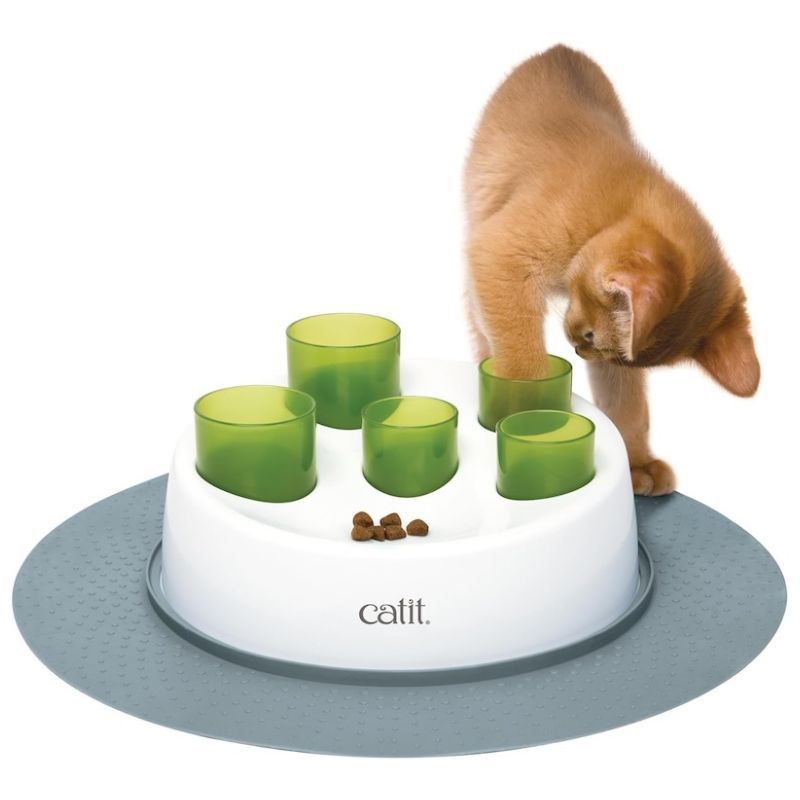 Comedero antivoracidad para gatos Catit Excavadora Senses 2.0
