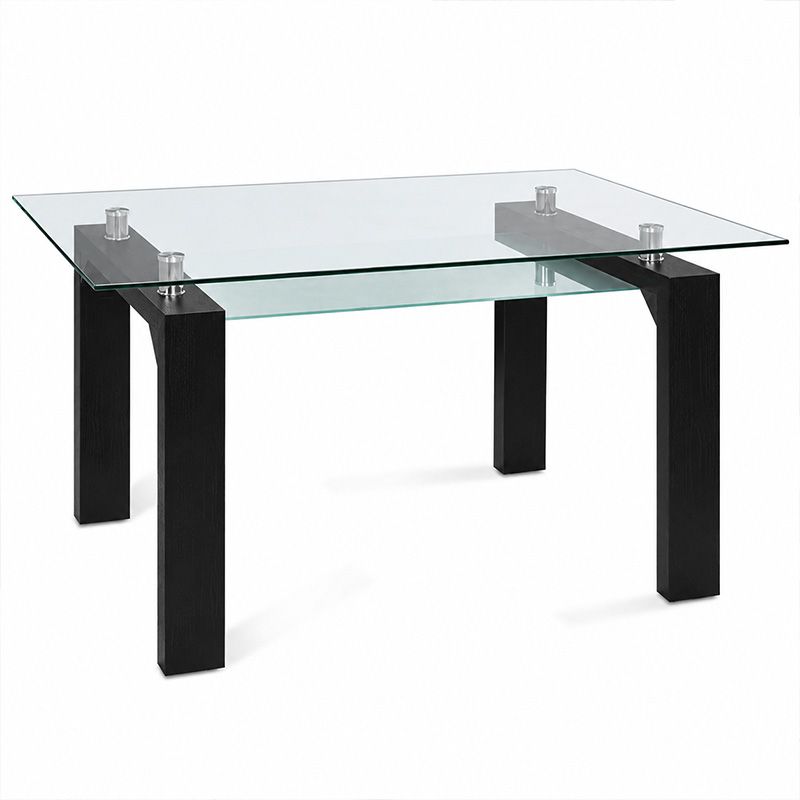 Mesa de Comedor Fija 150cm Mod. Sensei negro