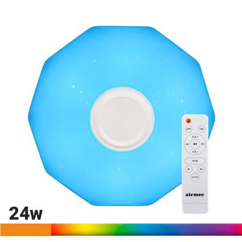 Aplique LED 24W RGB con altavoz Serie Sound AM131077