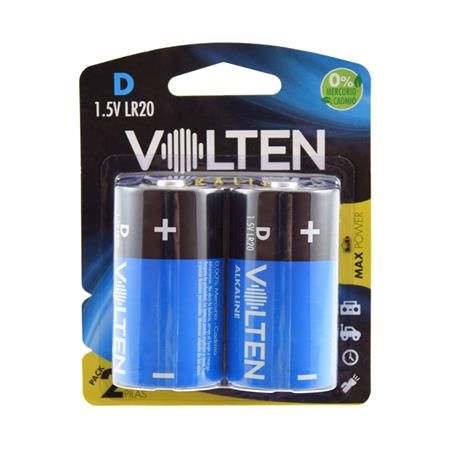Blister 2 PCS pilas alcalinas LR20/D VL1154