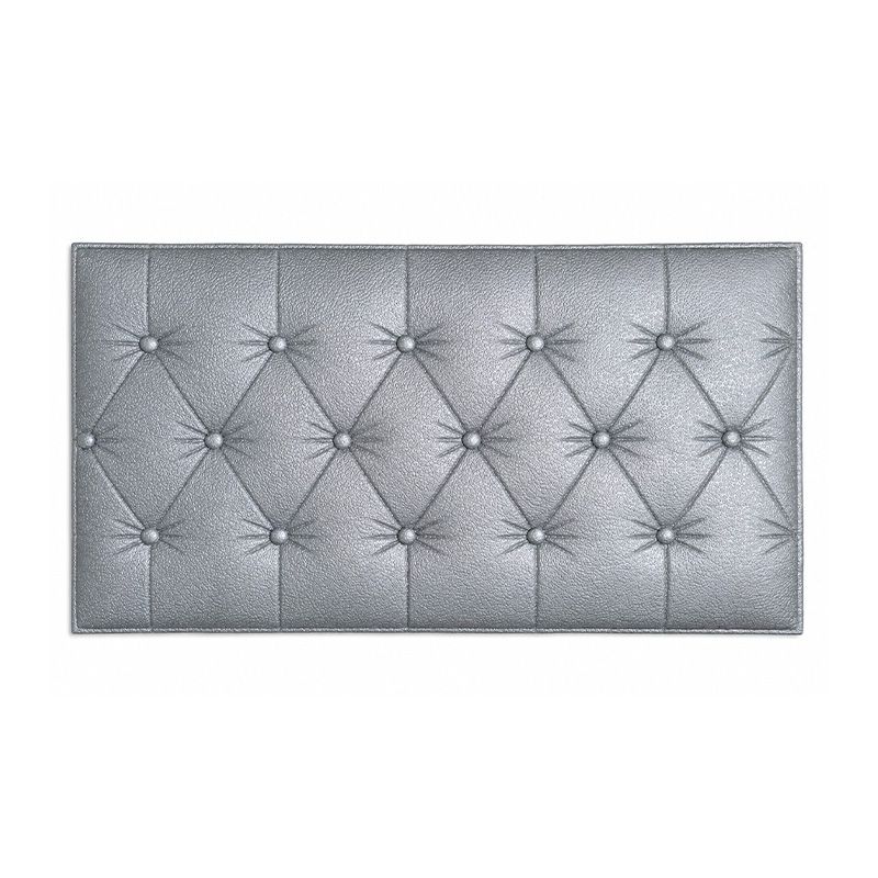 Panel Acolchado Adhesivo 3D Gris 60x30 cm