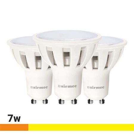 Bombillas LED pack 3 uni 3 GU10 7W AM130441