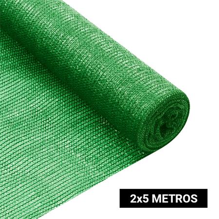 Malla de sombreo 2X5 MTS verde DG1132