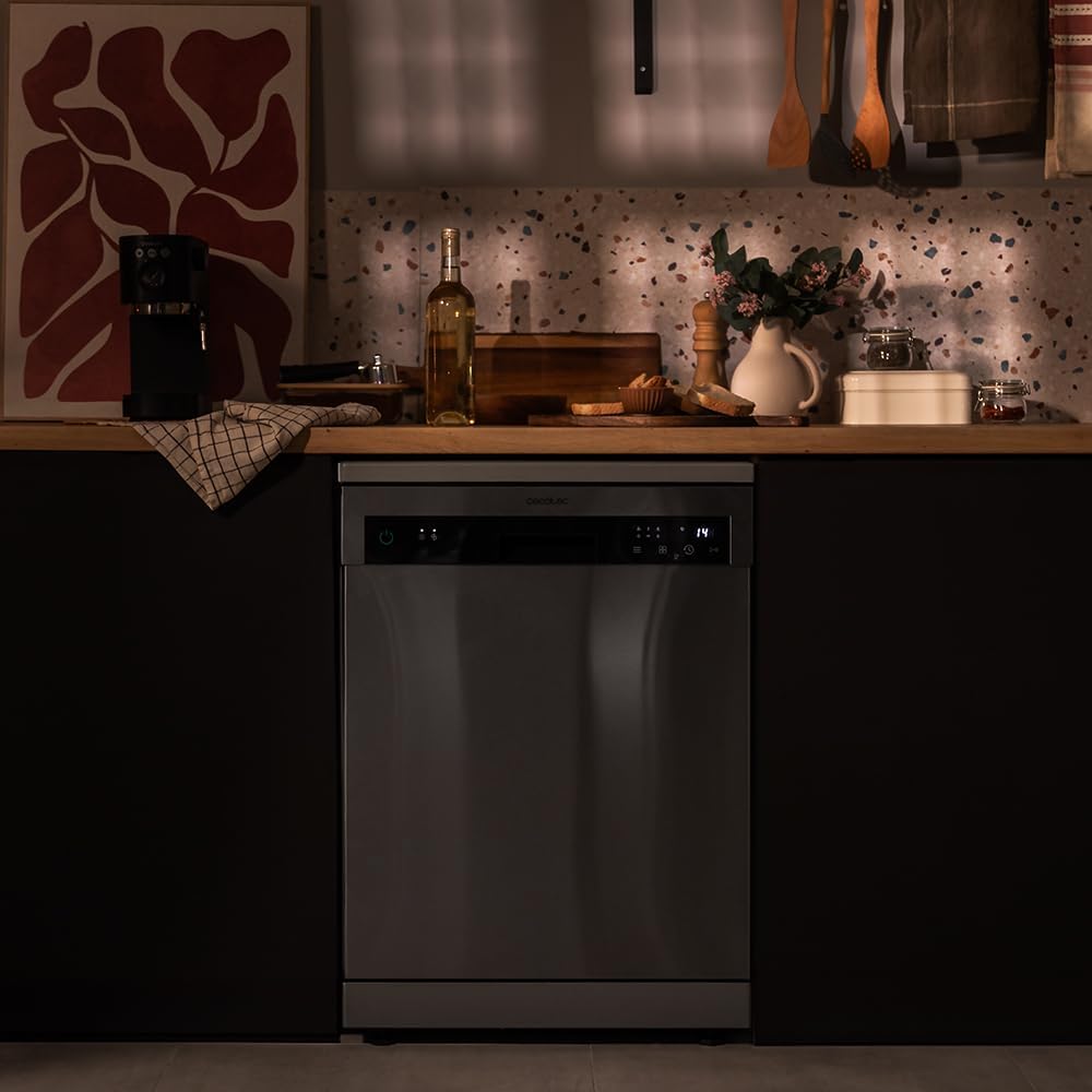 Lavavajillas Independiente 60CM Bolero Aguazero 6200 Inox D Cecotec - Imagen 3