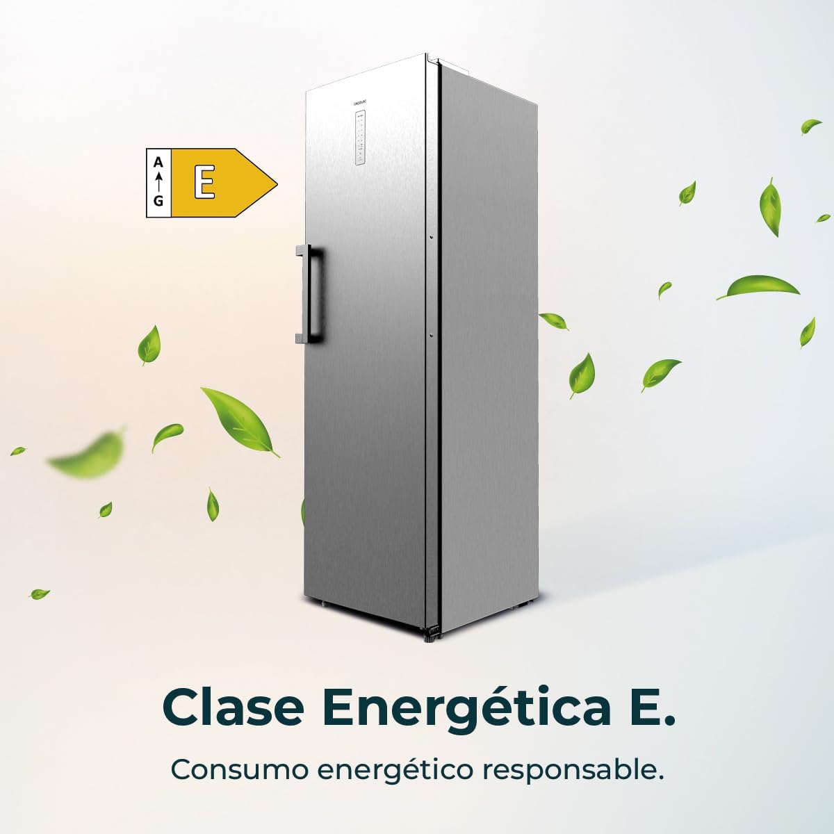Frigorífico 1 puerta Bolero CoolMarket 1D 360 inox E 362L Cecotec - Imagen 10