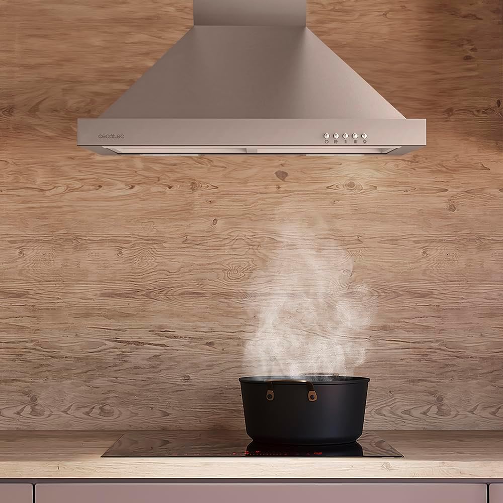 Campana Extractora 60CM Piramidal Bolero Flux PM 606500 Inox A Cecotec - Imagen 6