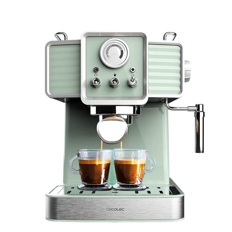 Cafetera Express Power Espresso 20 Tradizionale Light Green Cecotec