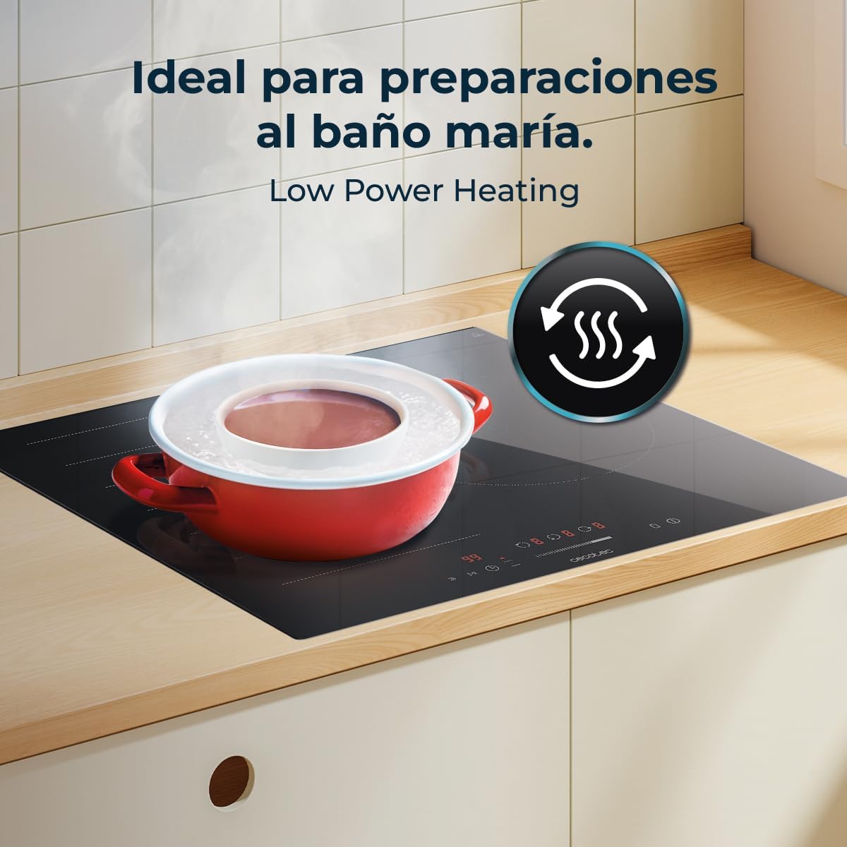 Placa de inducción 1 fuego Bolero Squad I 3001 Flex Cecotec - Imagen 4