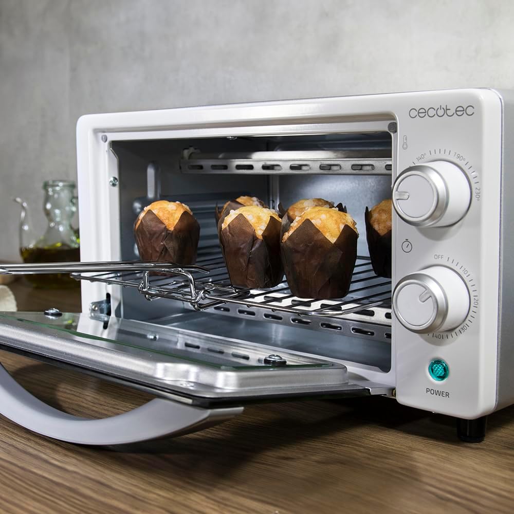 Horno de sobremesa 10L 1000 W blanco Bake&Toast 1090 Cecotec - Imagen 5