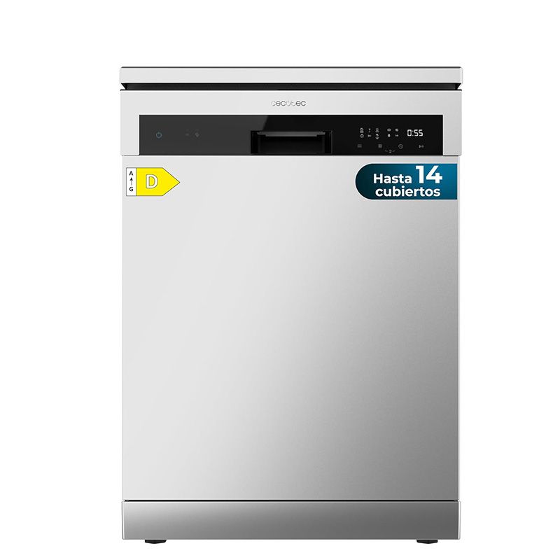 Lavavajillas Independiente 60CM Bolero Aguazero 6200 Inox D Cecotec