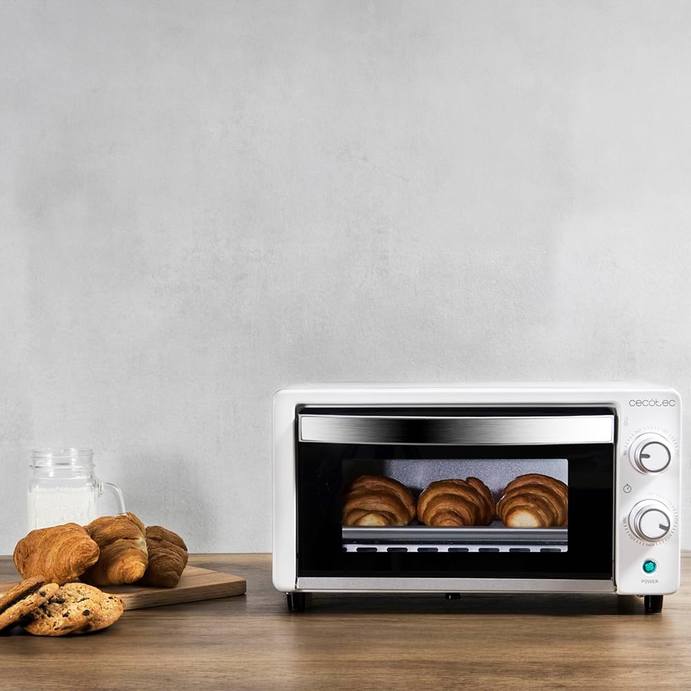Horno de sobremesa 10L 1000 W blanco Bake&Toast 1090 Cecotec - Imagen 2