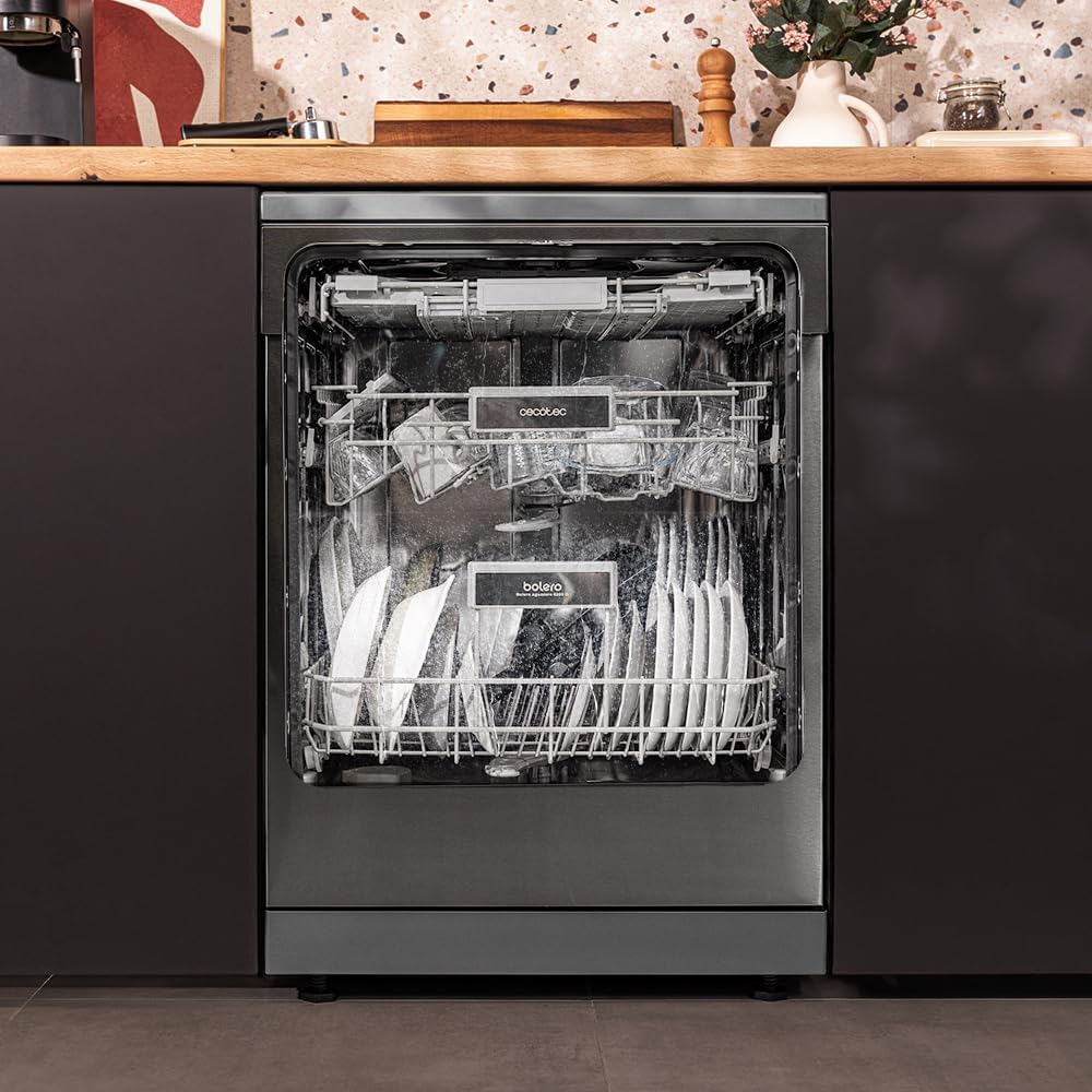 Lavavajillas Independiente 60CM Bolero Aguazero 6200 Inox D Cecotec - Imagen 8