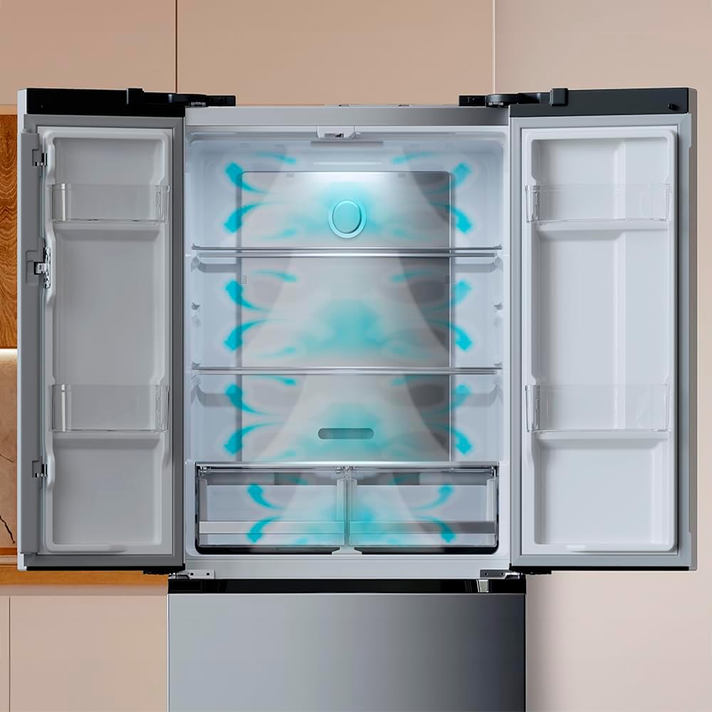 Frigorífico Puerta Francesa Cecotec Bolero CoolMarket FD 436 Inox E – 463 L - Imagen 6