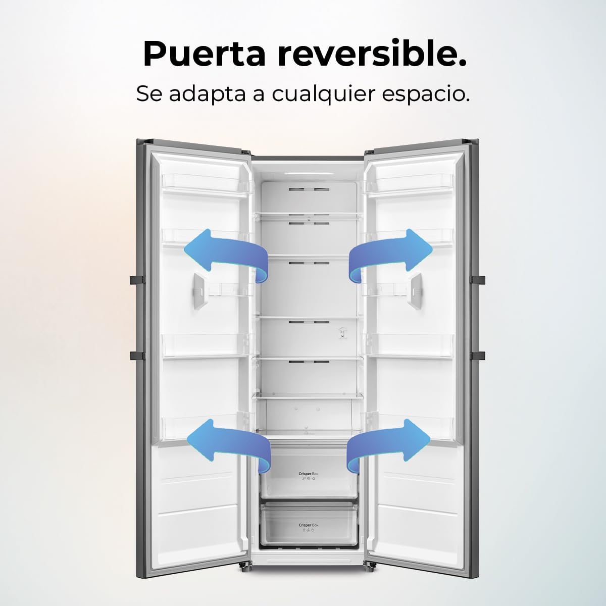 Frigorífico 1 puerta Bolero CoolMarket 1D 360 inox E 362L Cecotec - Imagen 9