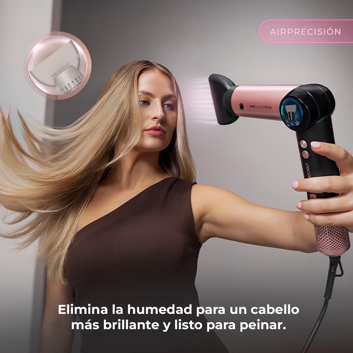 Cepillo moldeador Flexible AirGlisse 14in1 Flex Black Cecotec - Imagen 10