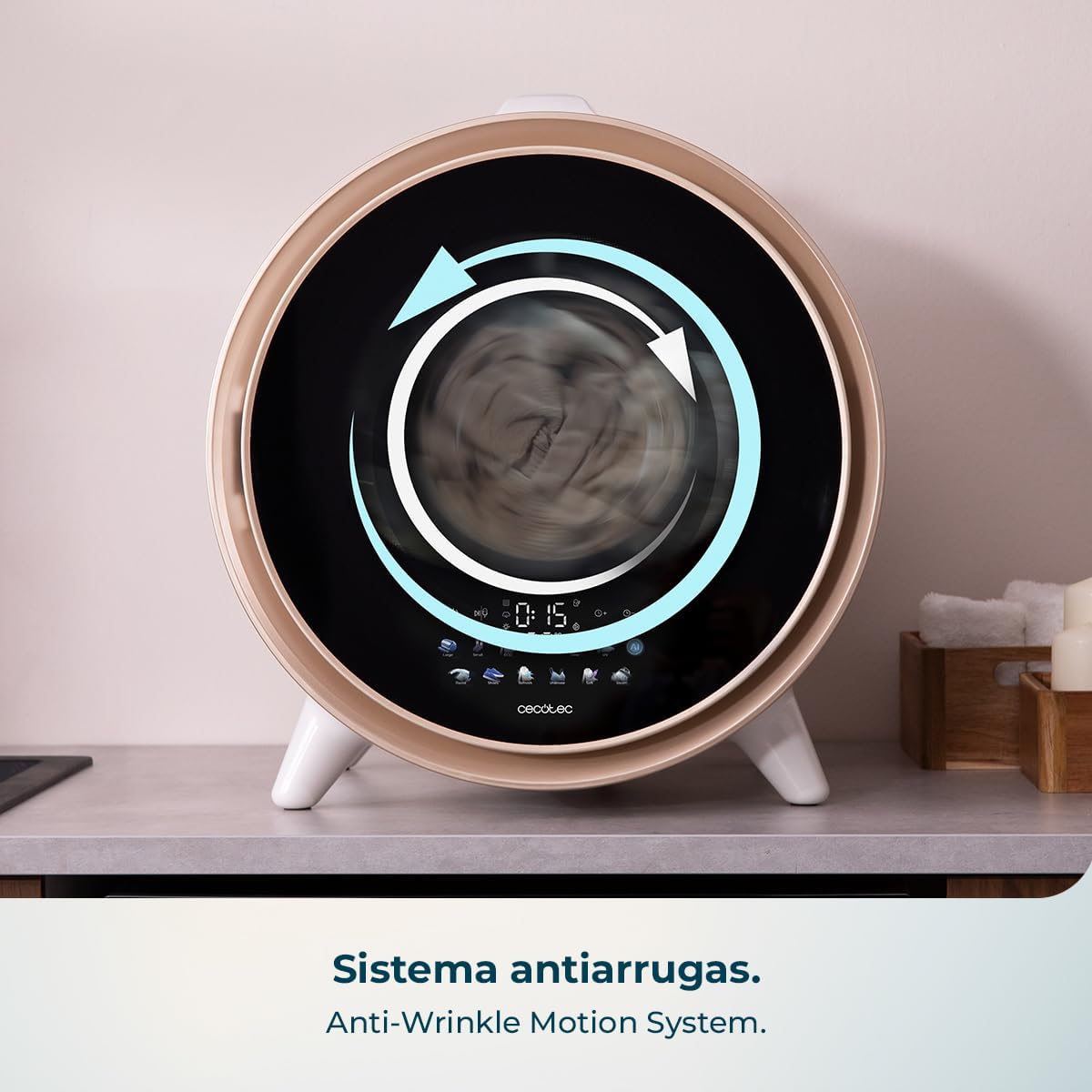 Secadora compacta de evacuación 3Kg Bolero DressCode Dry 3600V Gold Cecotec - Imagen 5