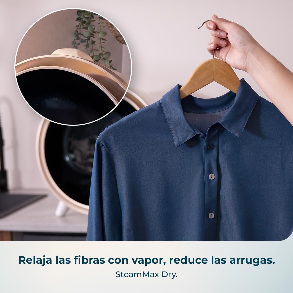 Secadora compacta de evacuación 3Kg Bolero DressCode Dry 3600V Gold Cecotec - Imagen 3