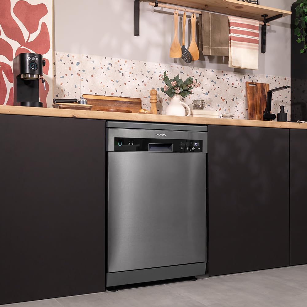 Lavavajillas Independiente 60CM Bolero Aguazero 6200 Inox D Cecotec - Imagen 10