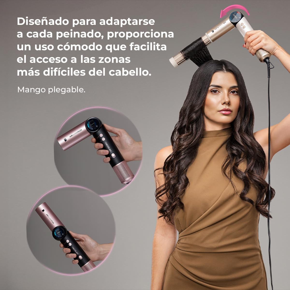 Cepillo moldeador Flexible AirGlisse 14in1 Flex Black Cecotec - Imagen 16