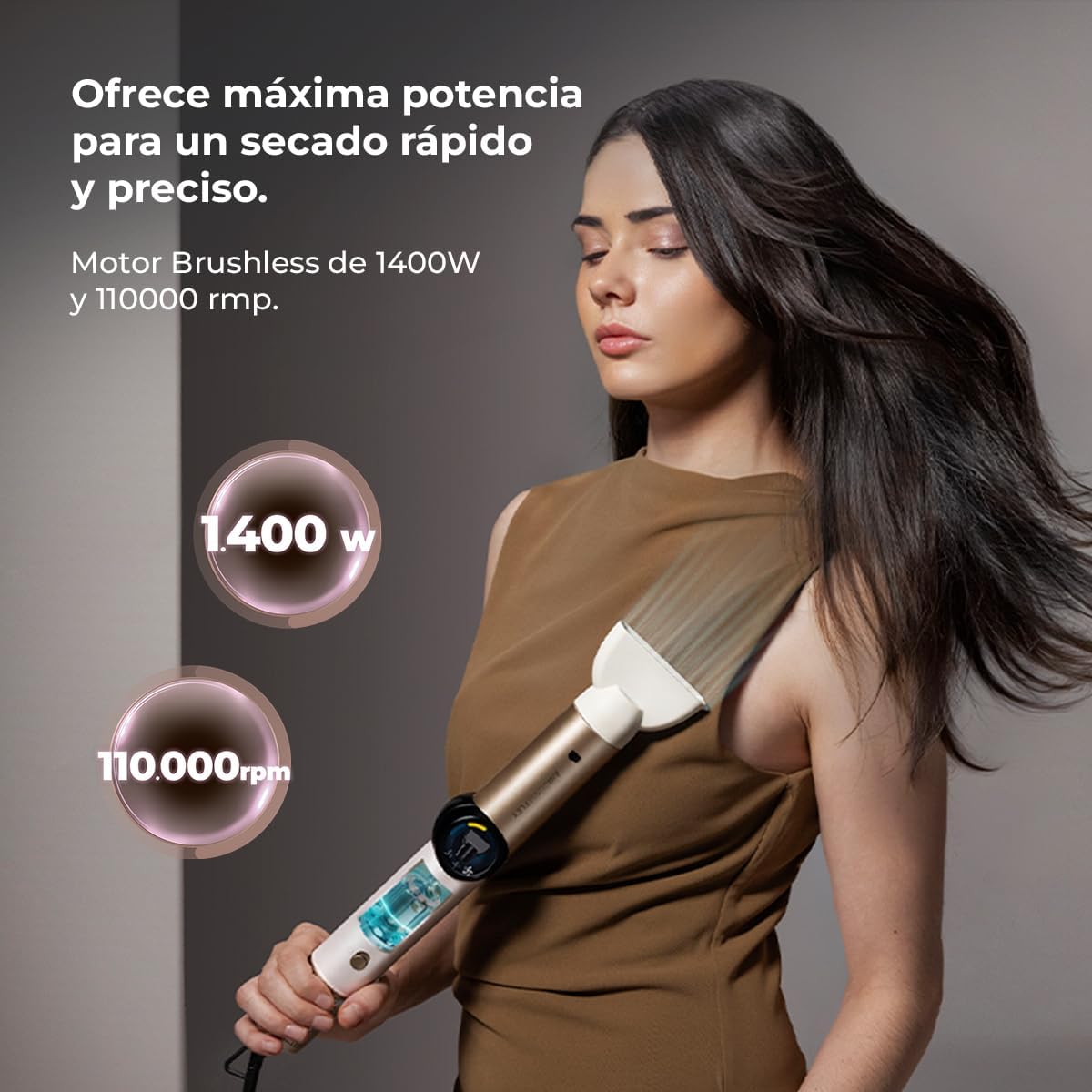 Cepillo moldeador Flexible AirGlisse 14in1 Flex Black Cecotec - Imagen 12