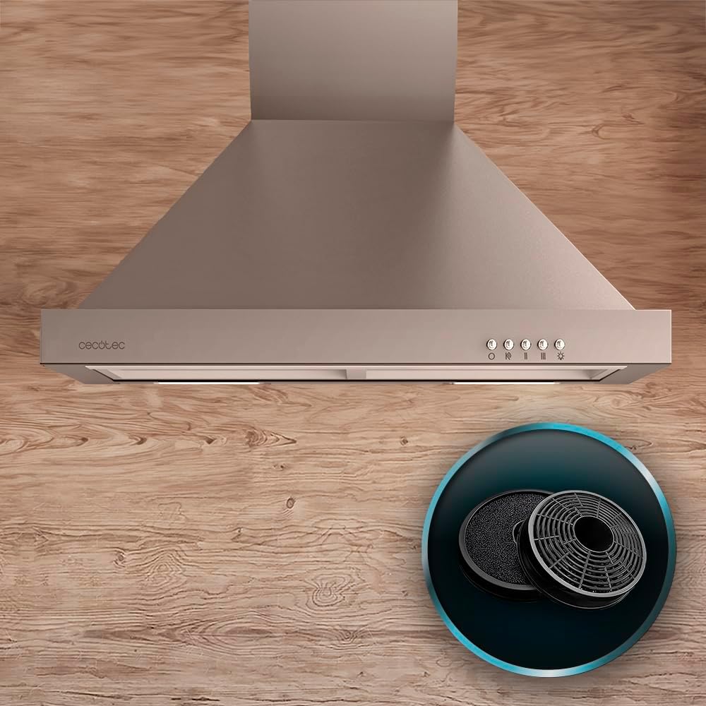 Campana Extractora 60CM Piramidal Bolero Flux PM 606500 Inox A Cecotec - Imagen 7