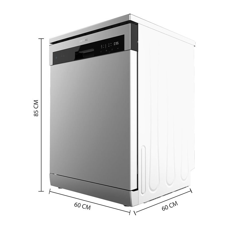 Lavavajillas Independiente 60CM Bolero Aguazero 6200 Inox D Cecotec - Imagen 2