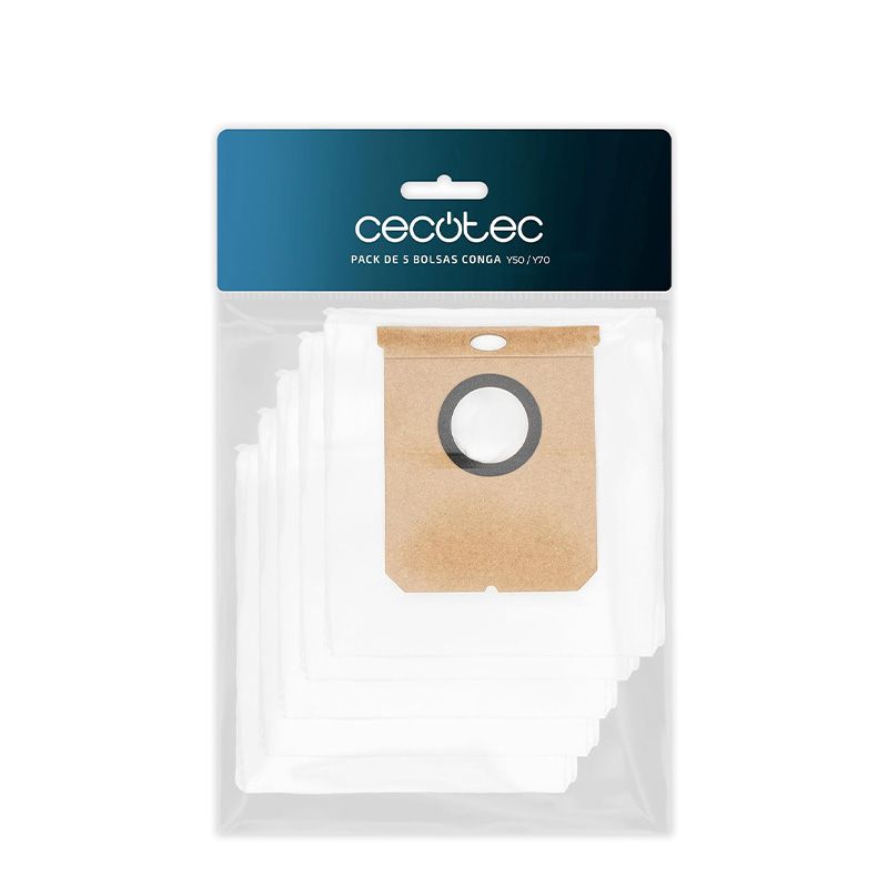 Pack de 5 bolsas Cecotec para Conga Y50 y Y70 Cecotec