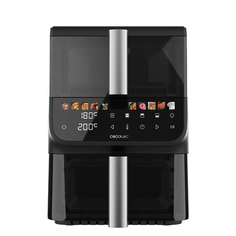 Freidora de Aire 10 L Cecofry DuoLevel 10000 DuoSize Window 2000W Cecotec
